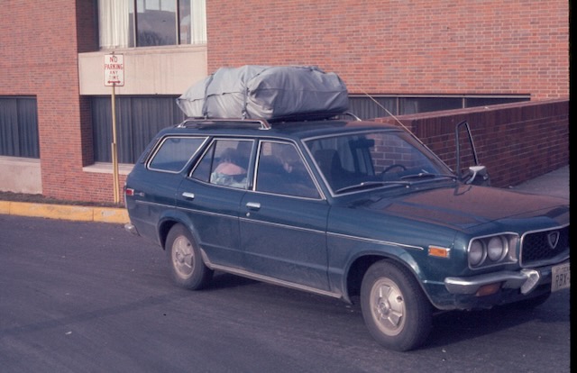 New Mazda Rotary Wagon enroute from League City to Evansto